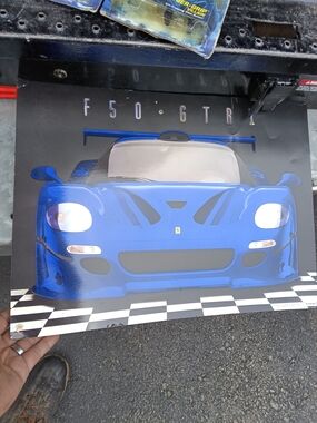 Ferrari F50 GTR 1 Sports Car Poster/Sign
